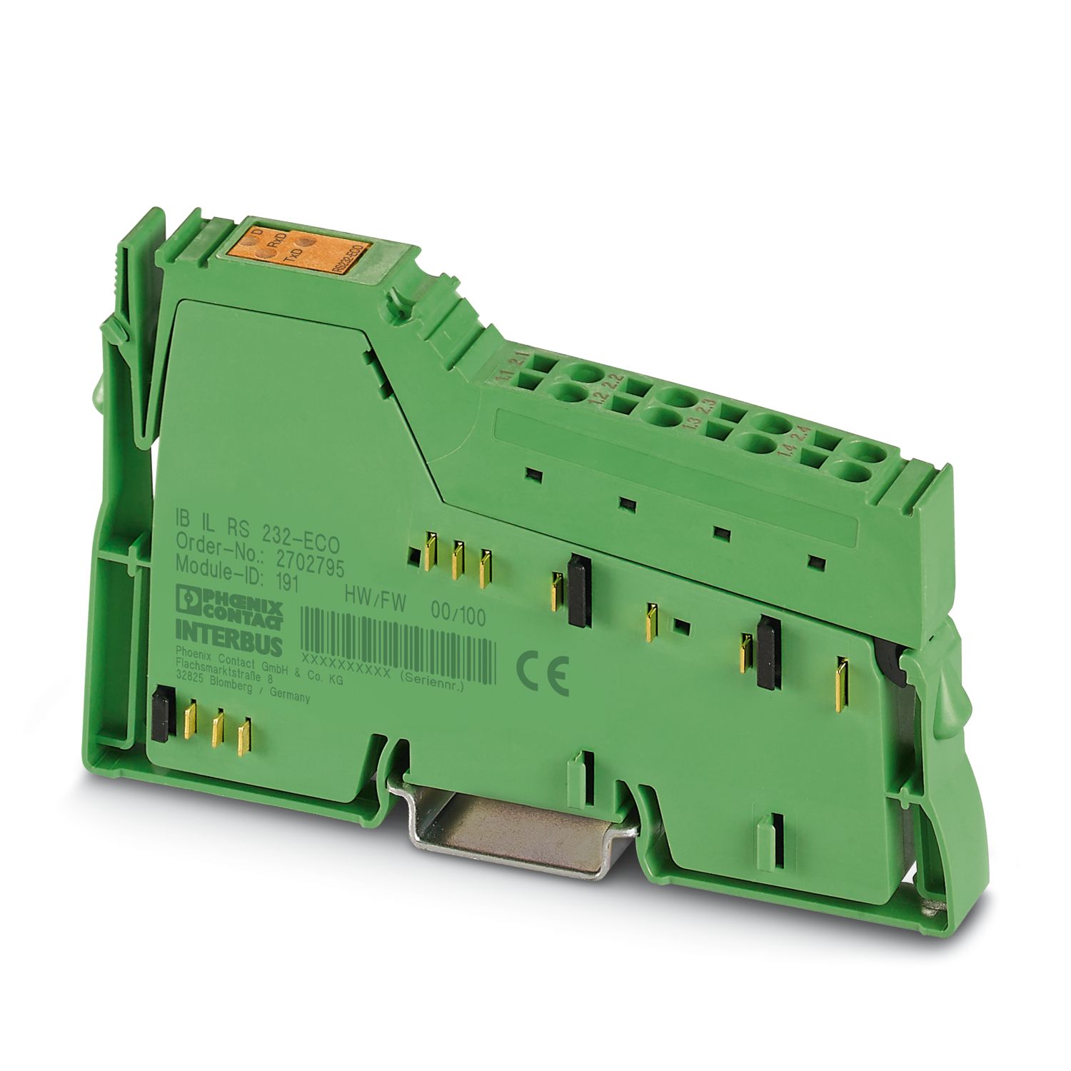 Phoenix Contact IB IL Series Communication Module for Use with Inline Station, 7.5 V dc
