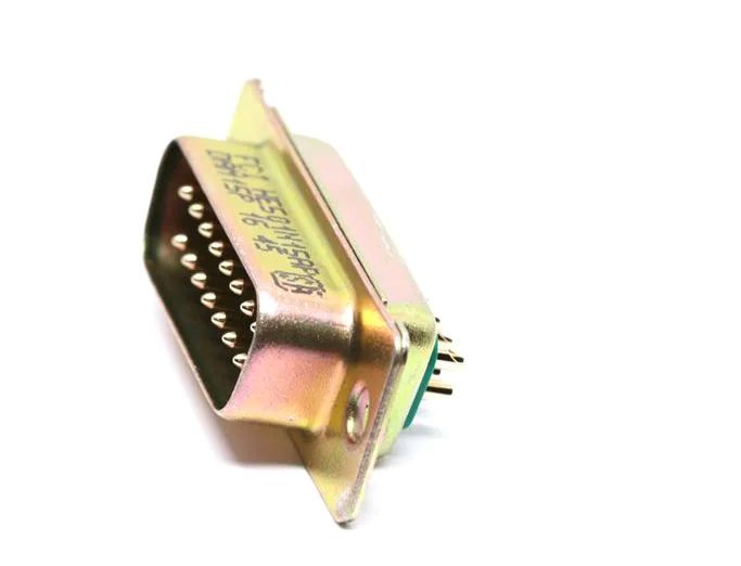 Amphenol Communications Solutions DM 15 Way Cable Mount D-sub Connector Plug, 2.74mm Pitch