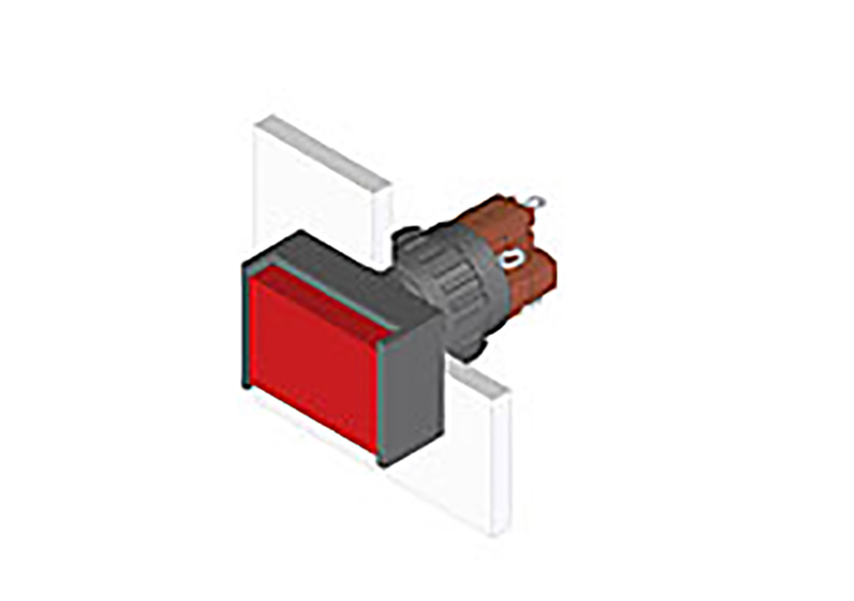 EAO Illuminated Push Button Switch for Use with Series 51 Switches