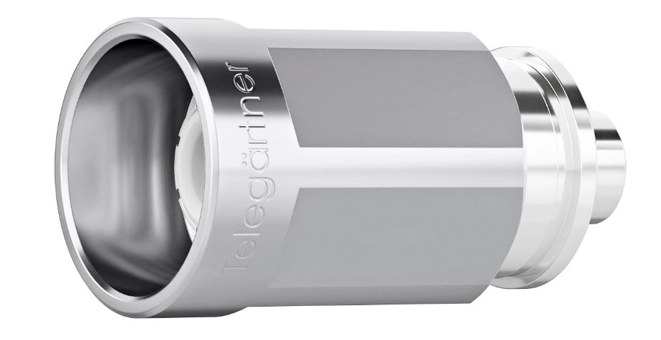 Telegartner Nex10 Series Plug Cable Mount Circular Coaxial Connector, Solder Termination, Straight Body