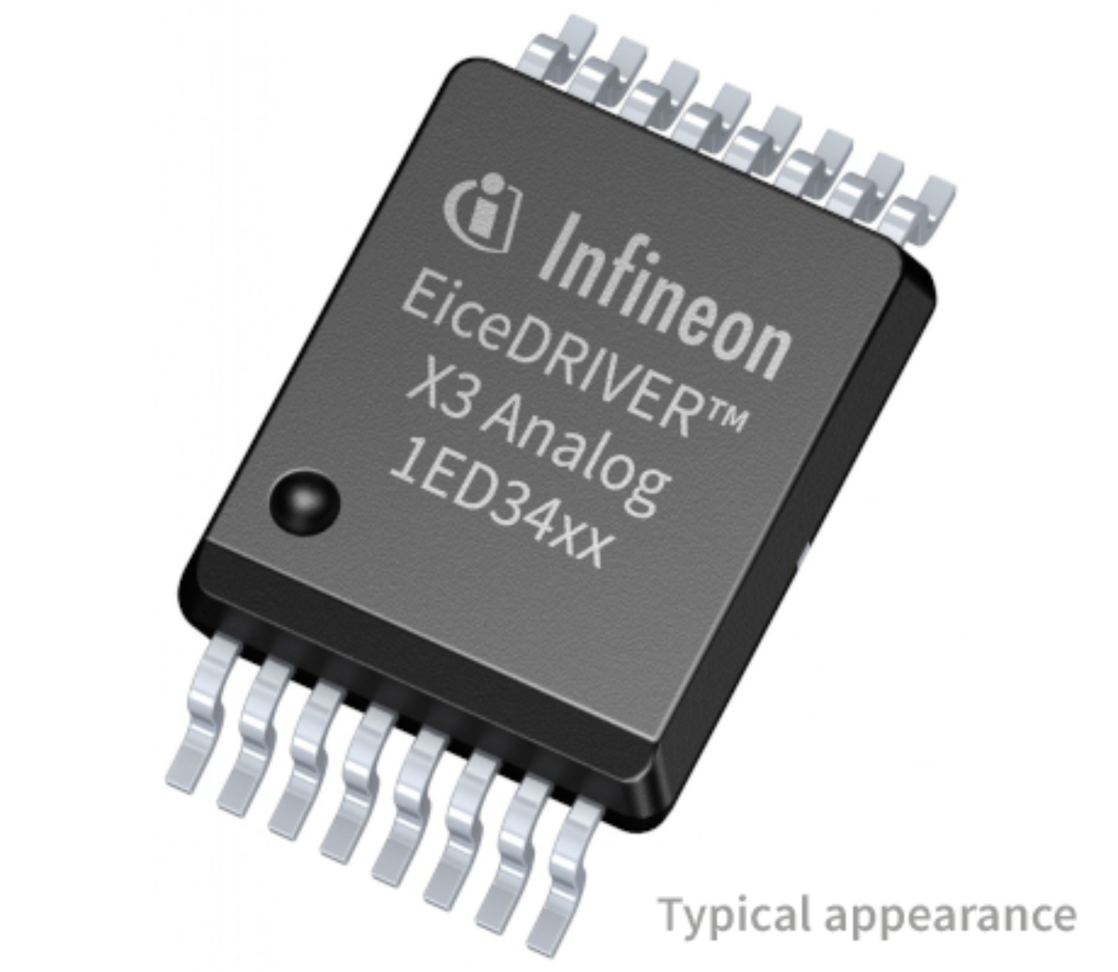 Infineon 1ED3491MU12MXUMA1 MOSFET Gate Driver, 9 A 16-Pin 6.5 V, DSO-16