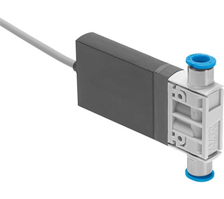 Festo Monostable Pneumatic Solenoid Valve - Electrical One-Touch Fitting 4 mm MHJ10 Series 24V dc