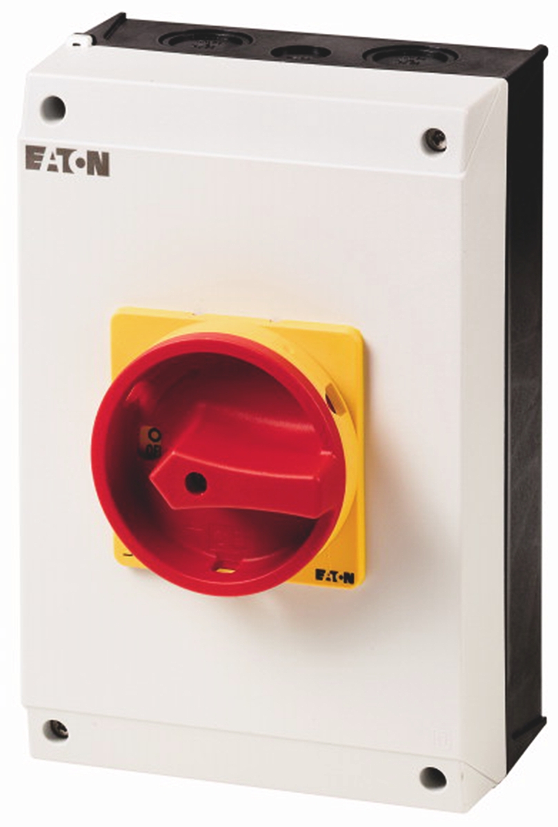 Eaton 2P Pole Isolator Switch - 63A Maximum Current, 22kW Power Rating, IP65