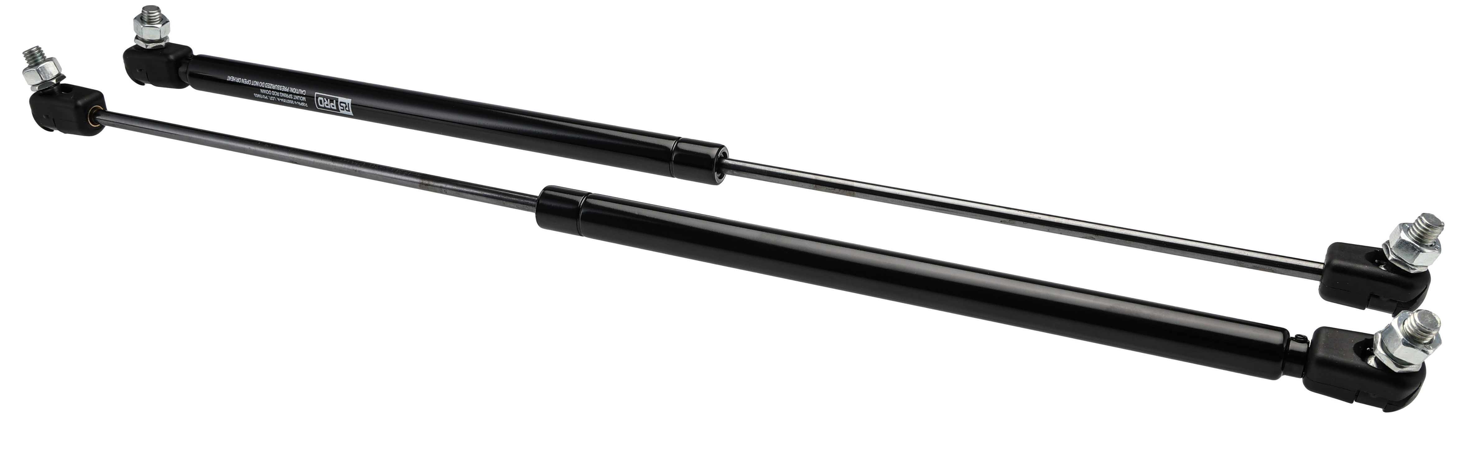 RS PRO Steel Gas Struts, with Ball & Socket Joint, 476.0mm Extended Length, 200.0mm Stroke Length