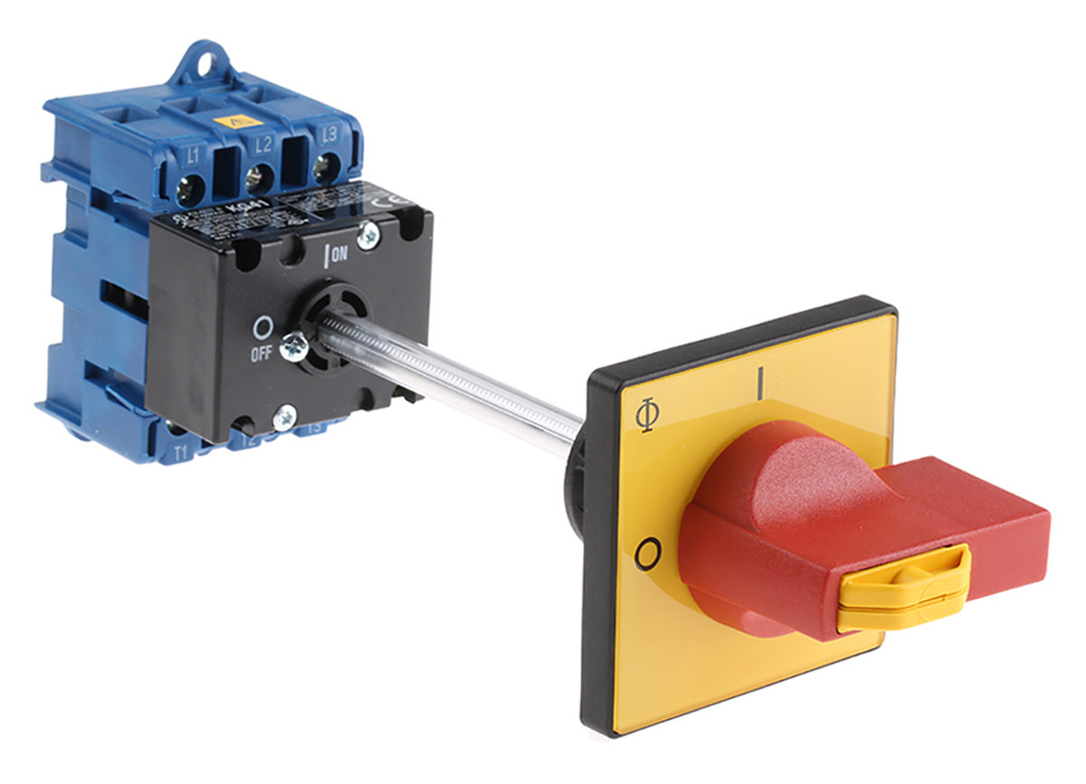 Kraus & Naimer 3P Pole Isolator Switch - 40A Maximum Current, 15kW Power Rating, IP65