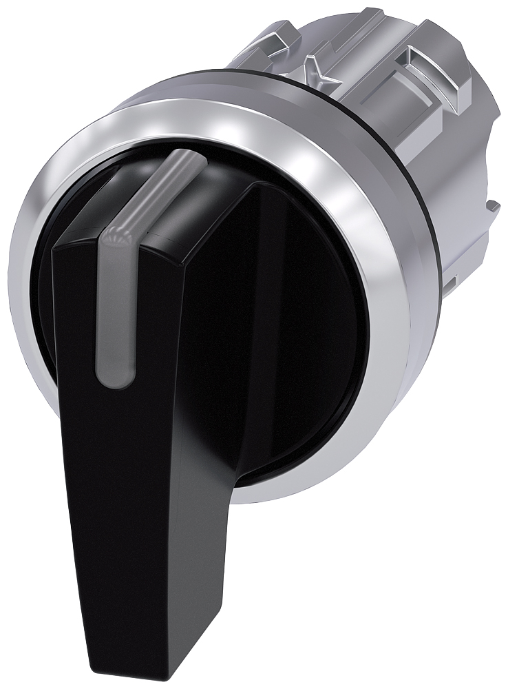Siemens SIRIUS ACT 3SU10 Series 3 Position Selector Switch Head, 22mm Cutout