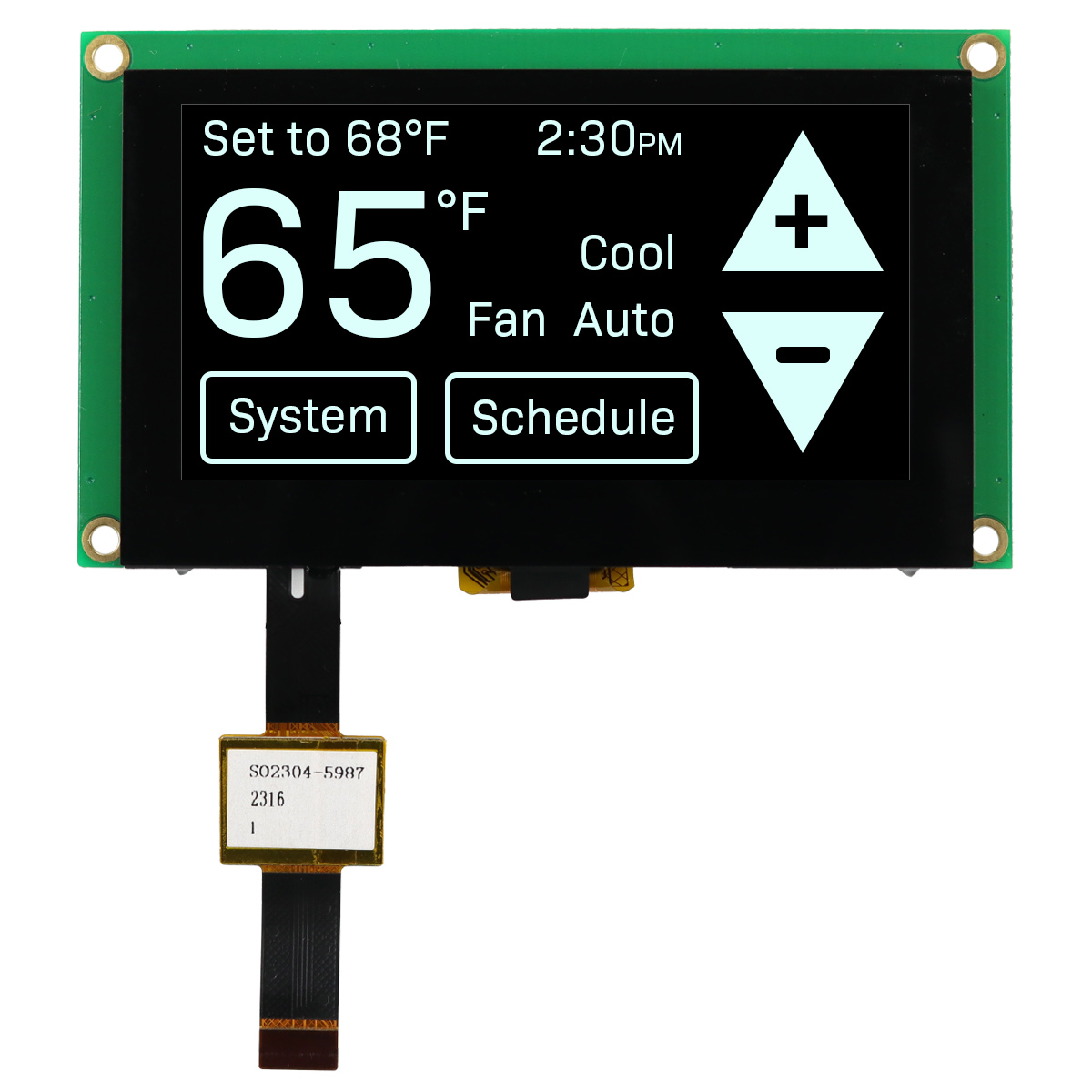 NEWHAVEN DISPLAY INTERNATIONAL 2.7in White OLED Display 128 x 64pixels PCB Mount I2C, Parallel, SPI Interface
