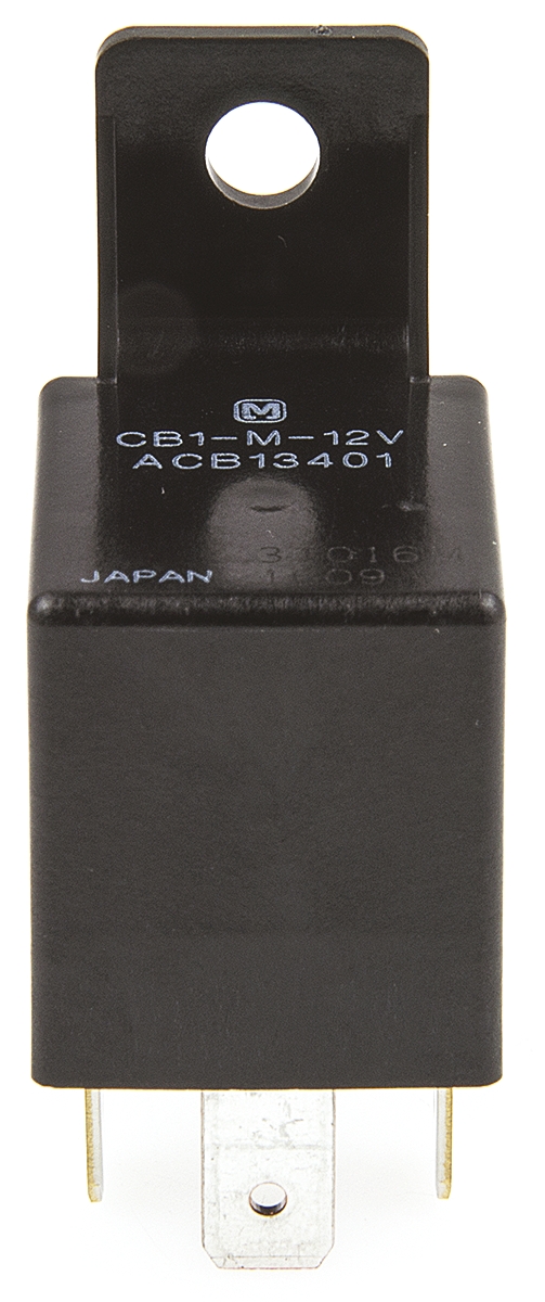 Panasonic Panel Mount Automotive Relay, 12V dc Coil Voltage, 40A Switching Current, SPDT