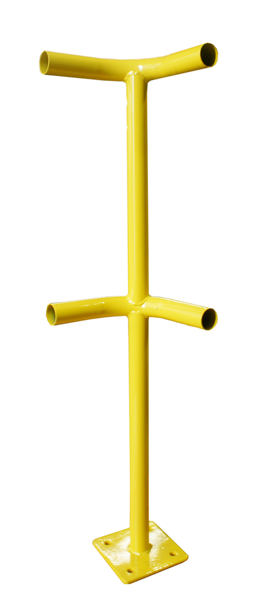 RS PRO Yellow Steel Protection Barrier