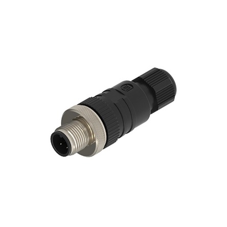 Lumberg Automation Connector, 4 Contacts, M12 Connector, Plug, Male, IP65, IP67, RSC Series