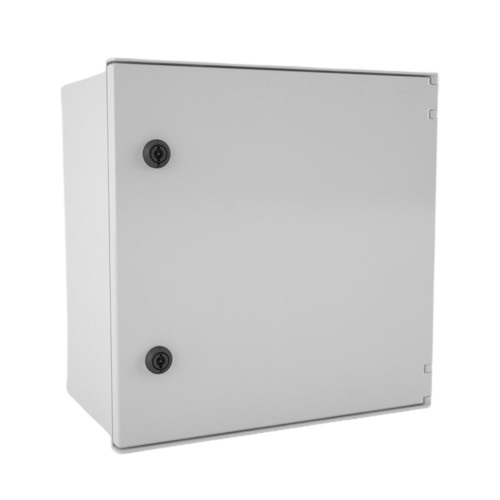 HellermannTyton BRES Series Polyester Enclosure, IP66, 400 mm x 400 mm x 200mm