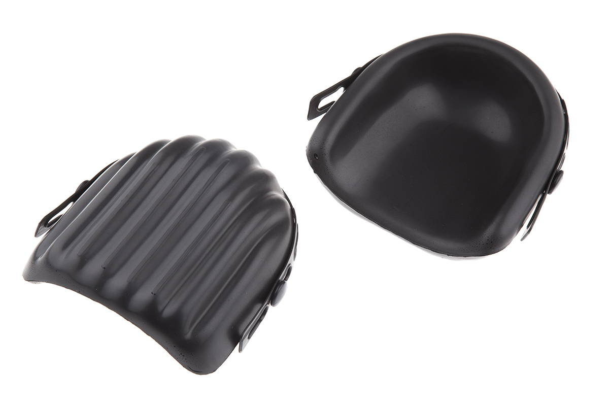 RS PRO Black Polyurethane (PU) Adjustable Strap Knee Pad Resistant to Water