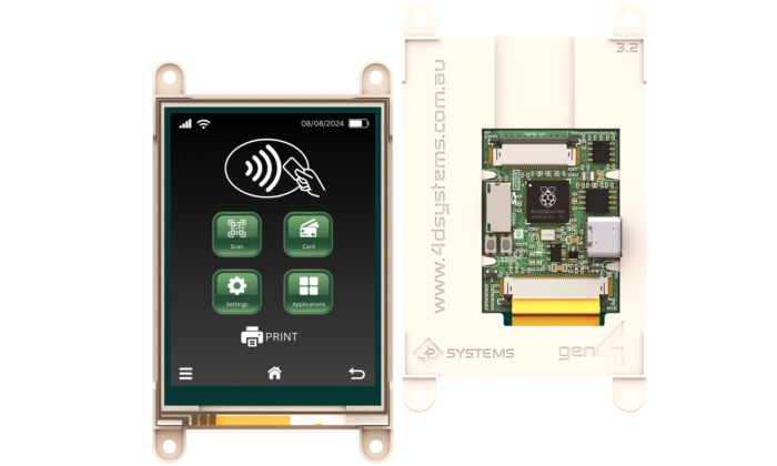 4D Systems gen4-RP2350-32T TFT TFT LCD Display / Touch Screen, 3.5in QVGA, 240 x 320pixels