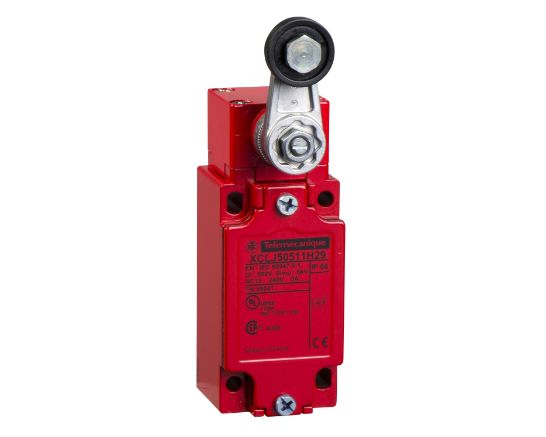 Telemecanique Sensors XCLJ Series Roller Lever Limit Switch, 1NC/1NO, IP66, Zinc Alloy Housing, 500V ac Max, 10A Max