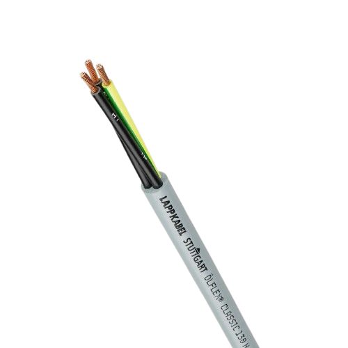Lapp ÖLFLEX CLASSIC 130 H Control Cable, 5 Cores, 1.5 mm² CSA 15 AWG, Unscreened, 50 m, Grey Zero Halogen Sheath