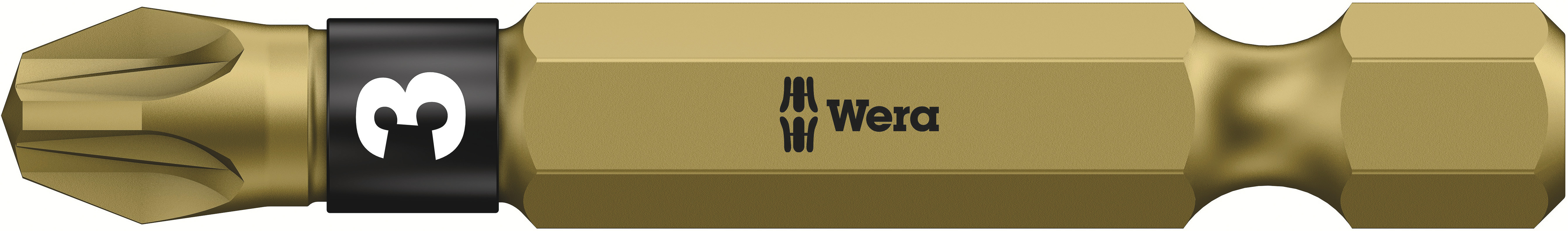Wera Pozidriv Screwdriver Bit, PZ3 Tip