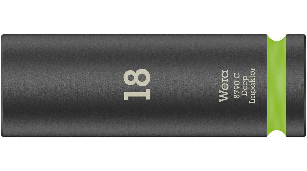 Wera 83mm, 1/2 in Drive Impact Socket, 150 mm length