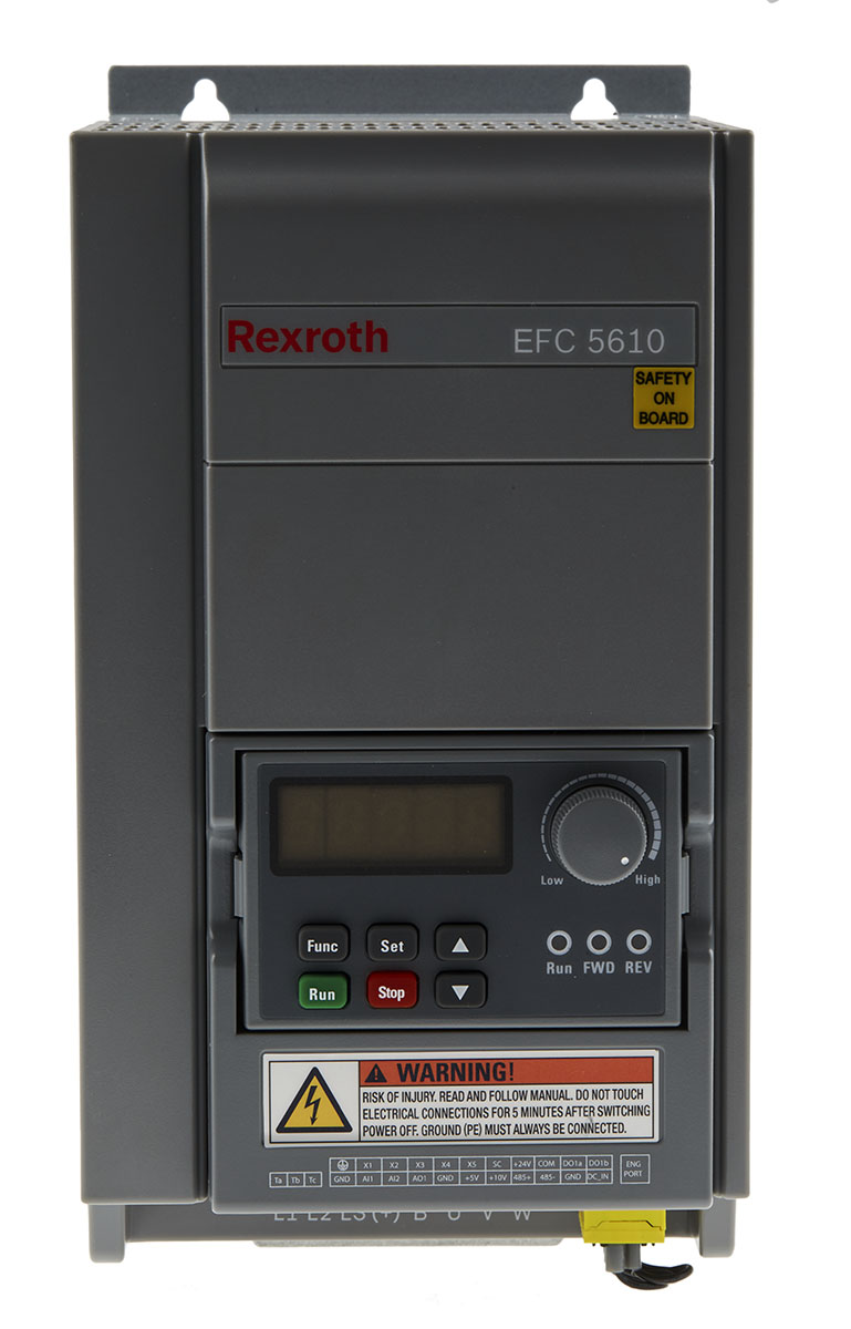 Bosch Rexroth Inverter Drive, 4 kW, 3 Phase, 380 V ac, 9.7 A, EFC 5610 Series