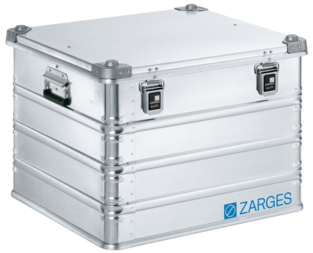 Zarges K 470 Waterproof Metal Equipment case, 650 x 610 x 470mm