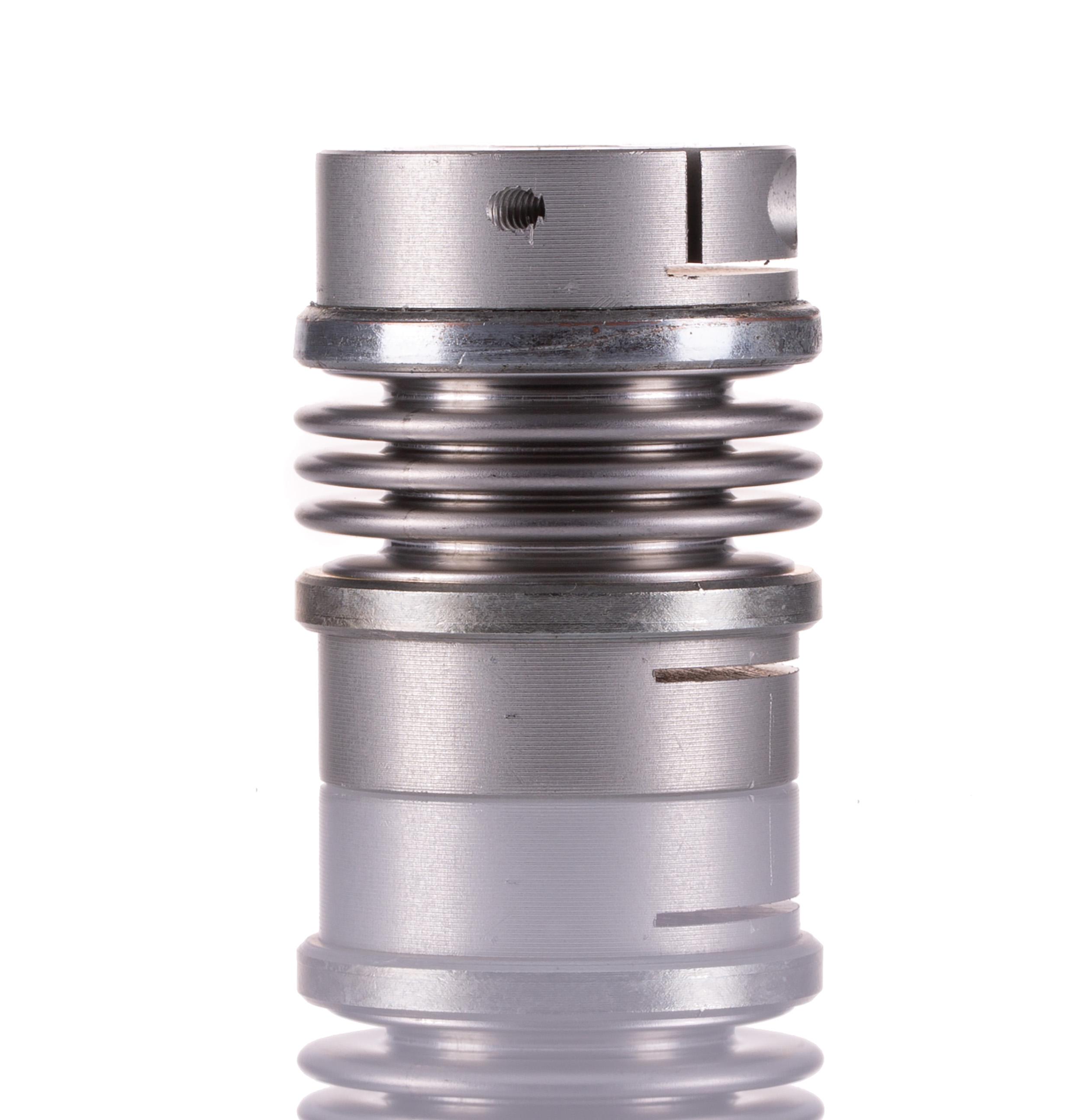 Huco Bellows Coupling, 34mm Outside Diameter, 8mm Bore, 40mm Length Coupler