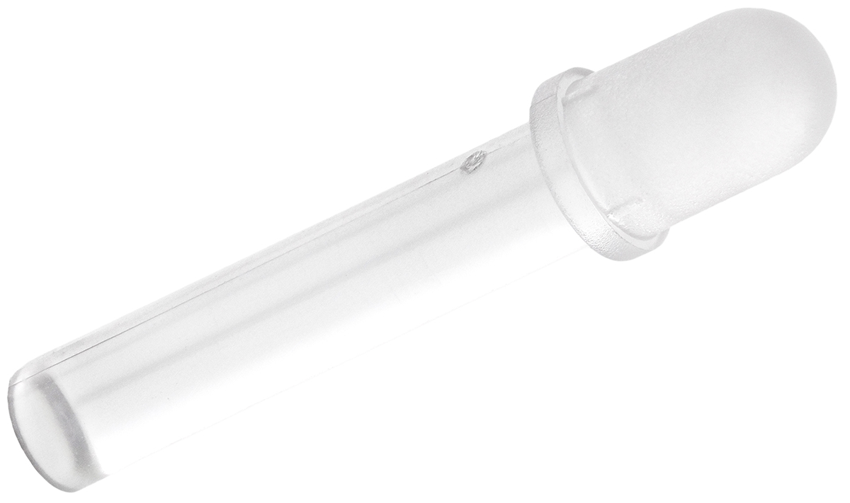 PLP5-750 Bivar, Rear Panel Mount LED Light Pipe, Clear Dome Lens