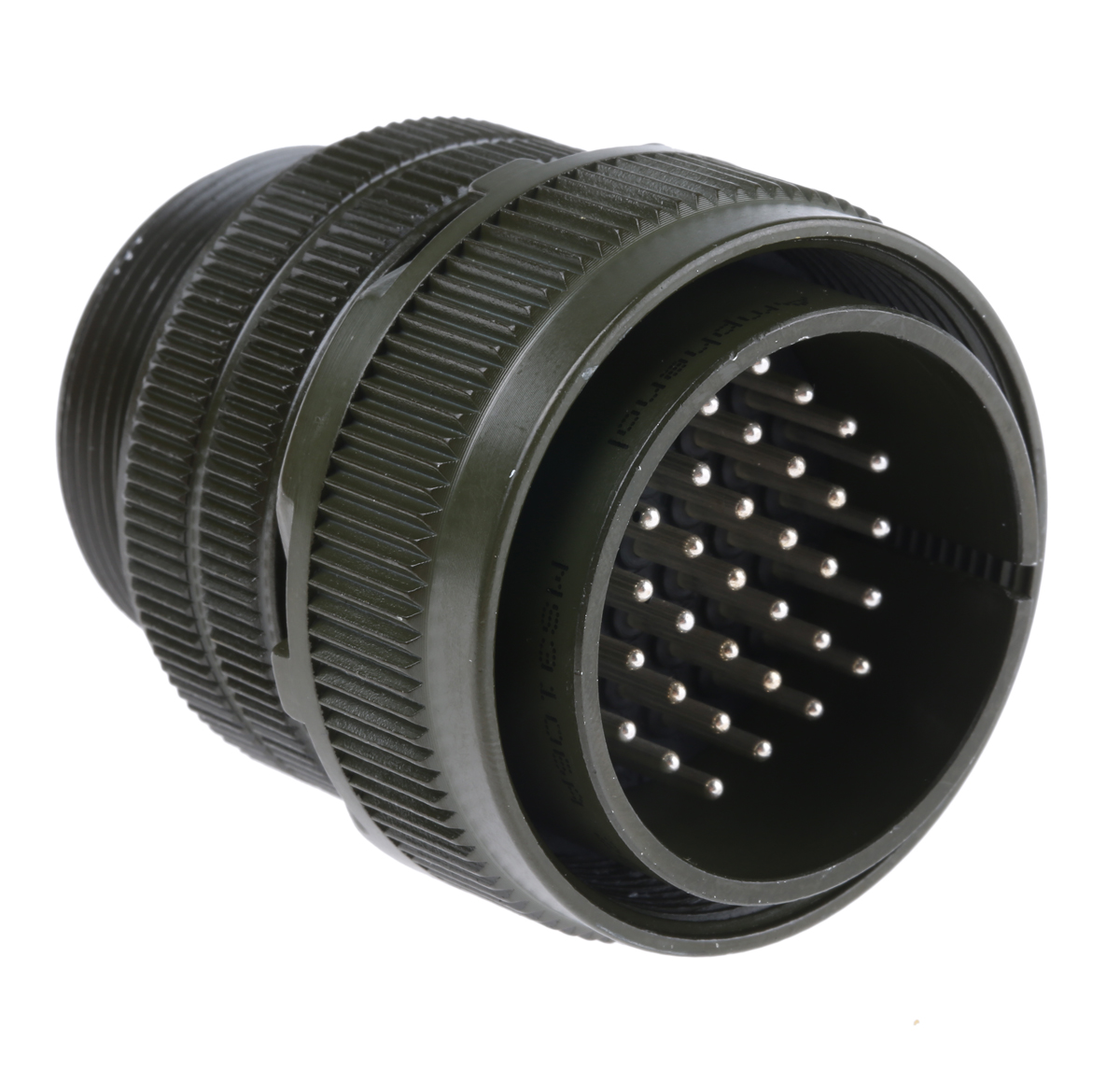 Amphenol Industrial, MS3106A, Copper Alloy 37 Way Cable Mount MIL Spec Circular Connector, Pin Contacts,Shell Size 28,