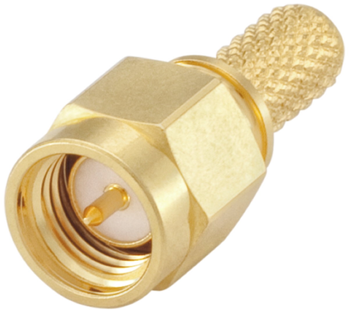 Rosenberger SMA Series, Plug Cable Mount SMA Connector, 50Ω, Crimp Termination, Straight Body