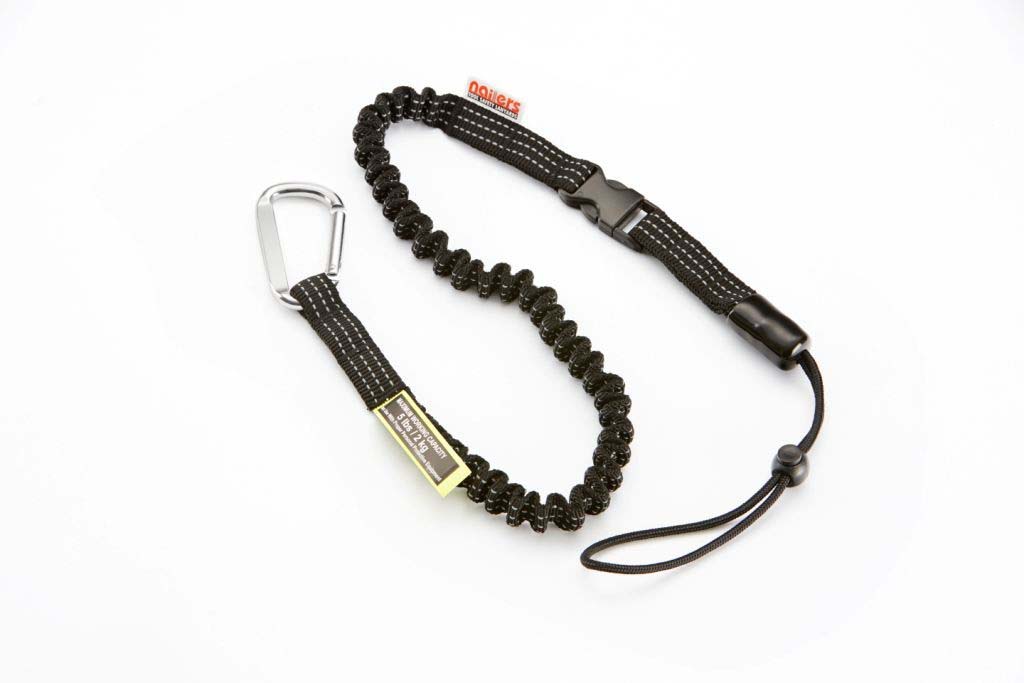 RS PRO 1100 → 1400 mm Nylon Tool Lanyard Spring Hook, 2kg Capacity