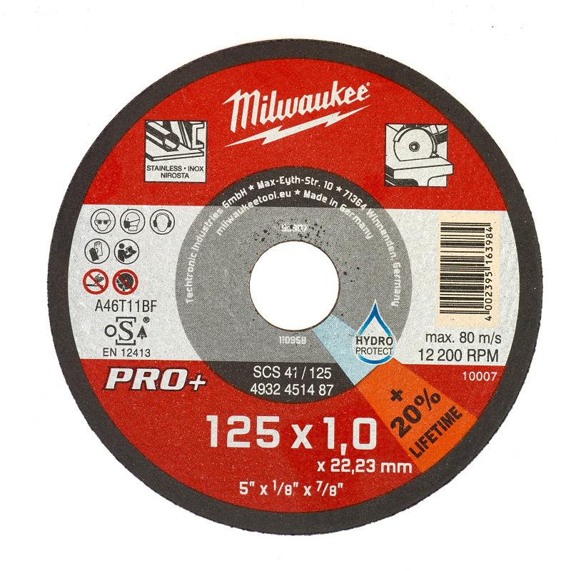 Milwaukee Cutting Disc, 125mm x 1mm Thick