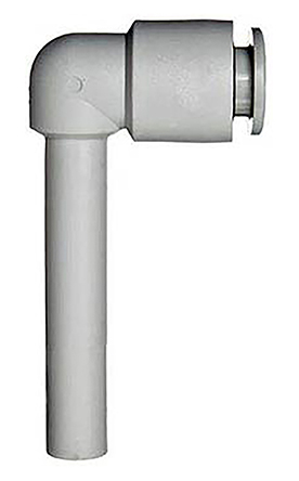 SMC KQ2 Series Elbow Tube-toTube Adaptor, Push In 6 mm to Push In 6 mm, Tube-to-Tube Connection Style