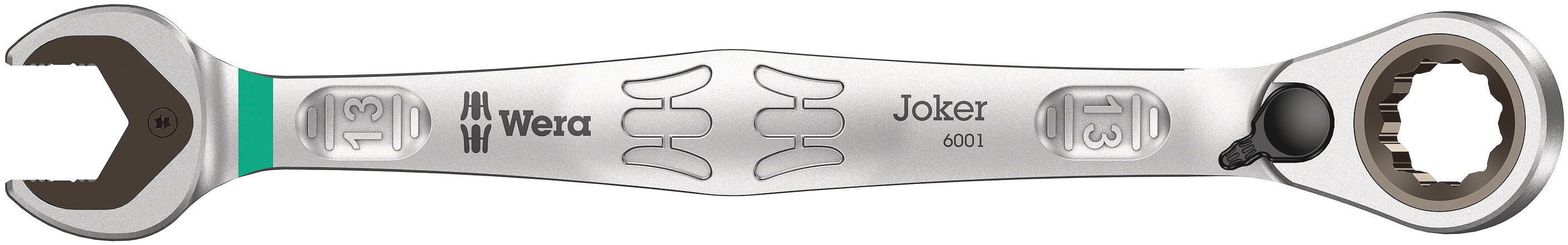 Wera Joker Series Combination Ratchet Spanner, 13mm, Metric, Double Ended, 179 mm Overall