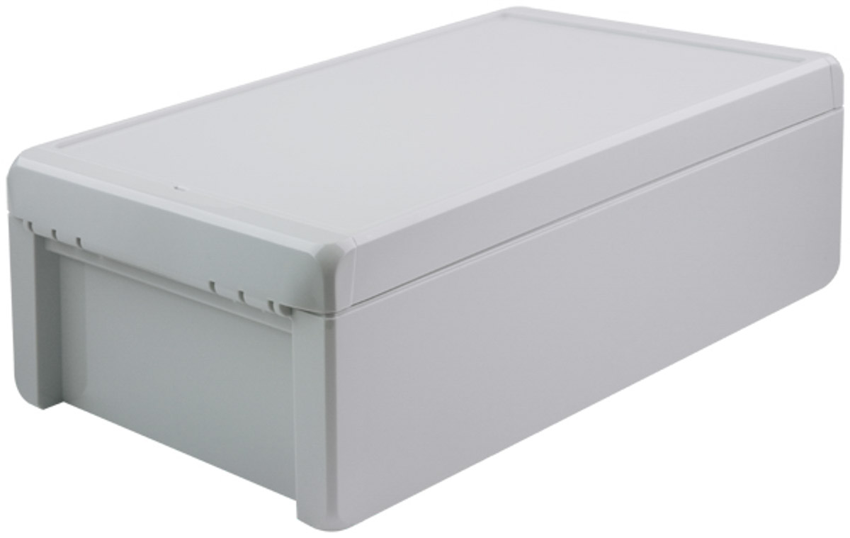Bopla Bocube Series Light Grey ABS Enclosure, IP66, IP68, Light Grey Lid, 271 x 170 x 90mm