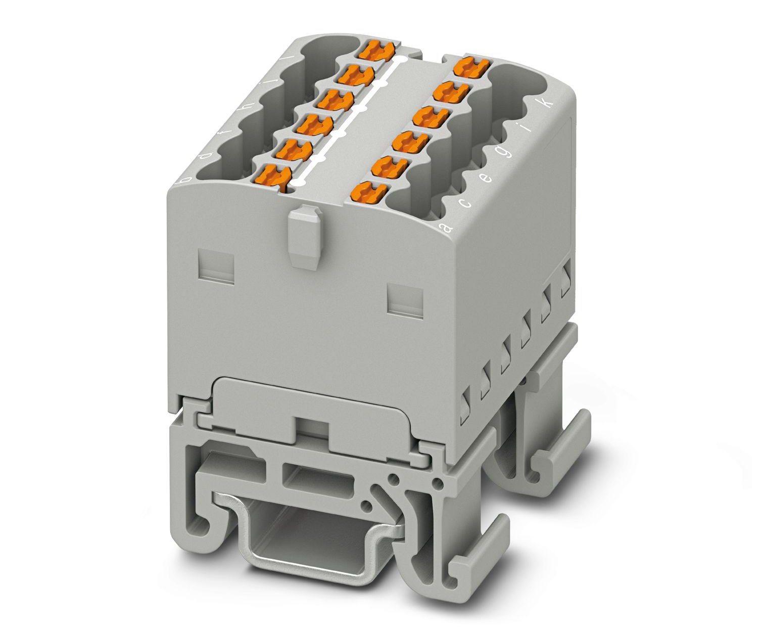 Phoenix Contact Distribution Block, 12 Way, 2.5mm², 17.5A, 500 V, Grey