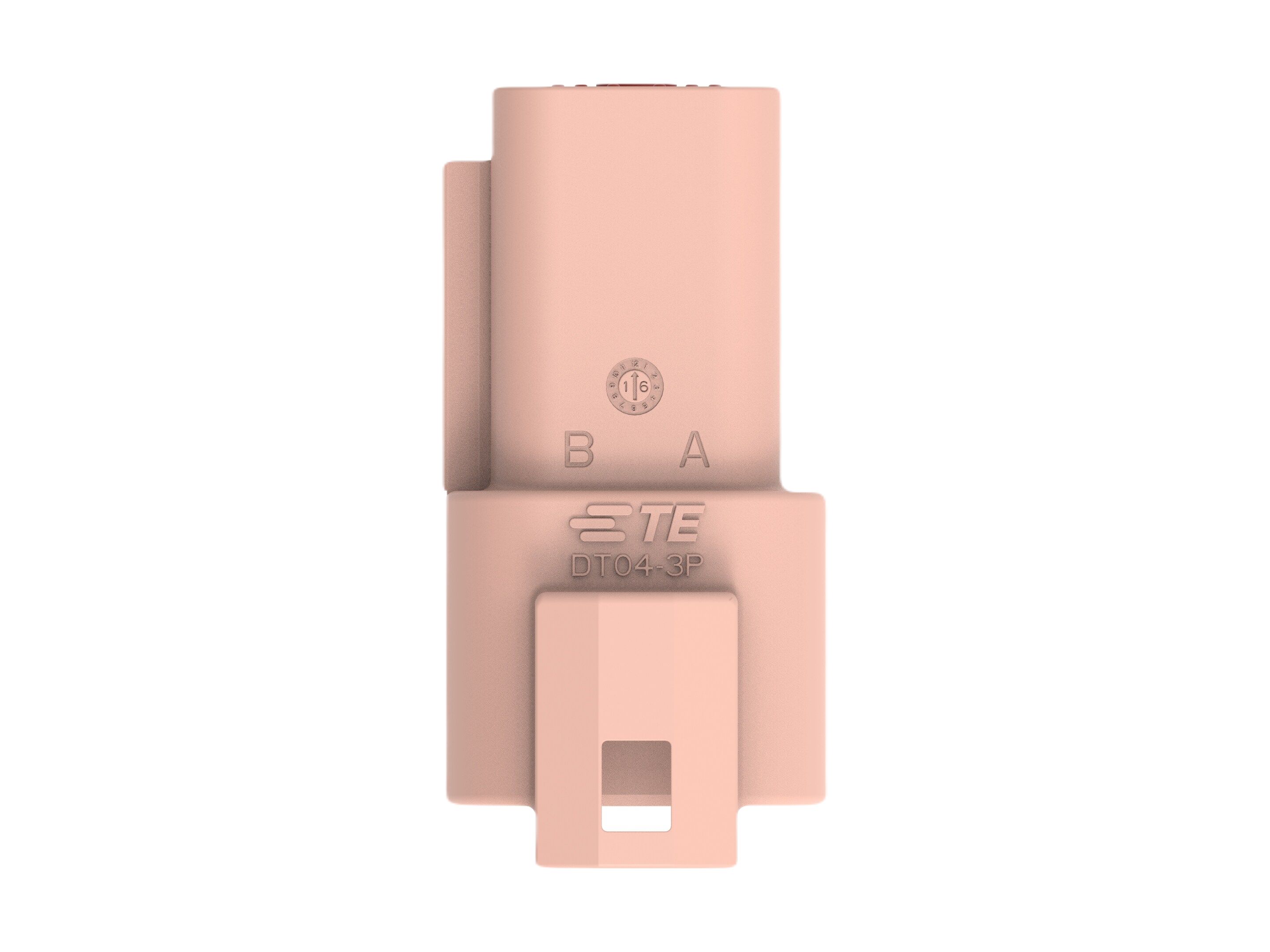 TE Connectivity, DT04-3P Automotive Connector Plug Brown Cable 3 Way, Cable Termination DT04-3P-TE09