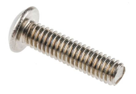 RS PRO Stainless Steel Hex Socket Button Screw, ISO 7380, M10 x 50mm