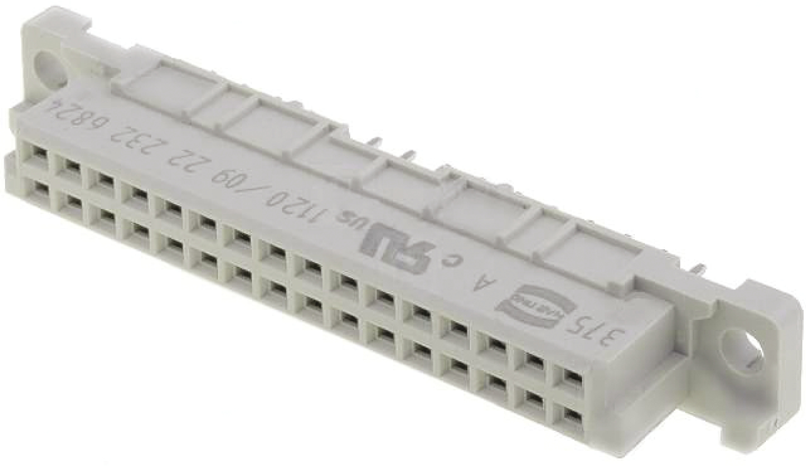 HARTING 09 23 48 Way 2.54mm Pitch, Type 2C Class C1, 3 Row, Straight DIN 41612 Connector, Socket