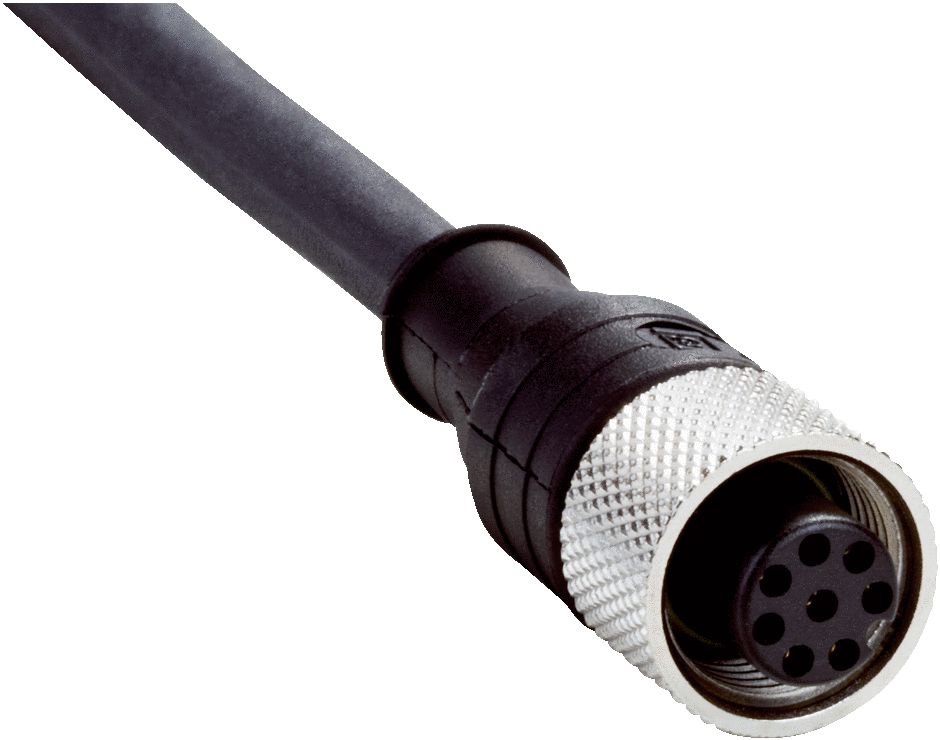 SICK Female 12 way Straight M12 to Unterminated Free Cable End Connector Cable, 20 m