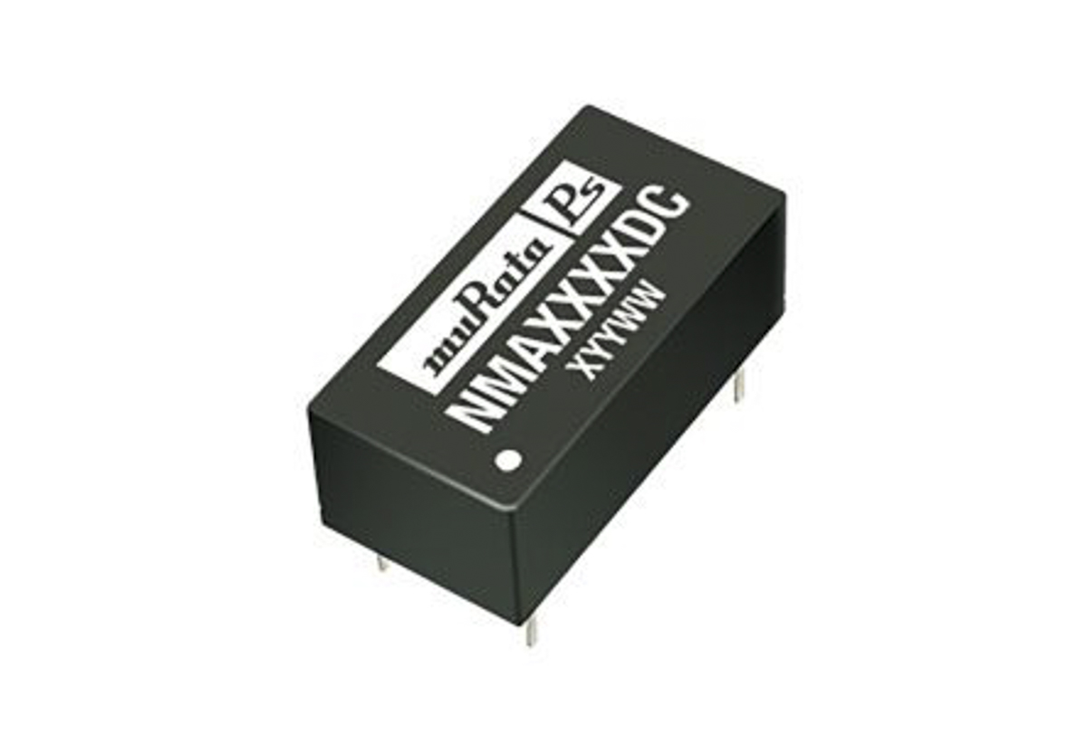 Murata Power Solutions NMA DC-DC Converter, ±5V dc/ ±100mA Output, 4.5 → 5.5 V dc Input, 1W, Through Hole, +85°C