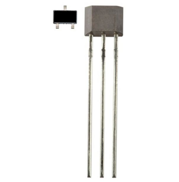 Honeywell Through Hole Hall Effect Sensor 3 V 24 V, IC, TO-92, 3-Pin
