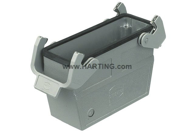 HARTING Han B Heavy Duty Power Connector Hood, M32 Thread, Top Entry