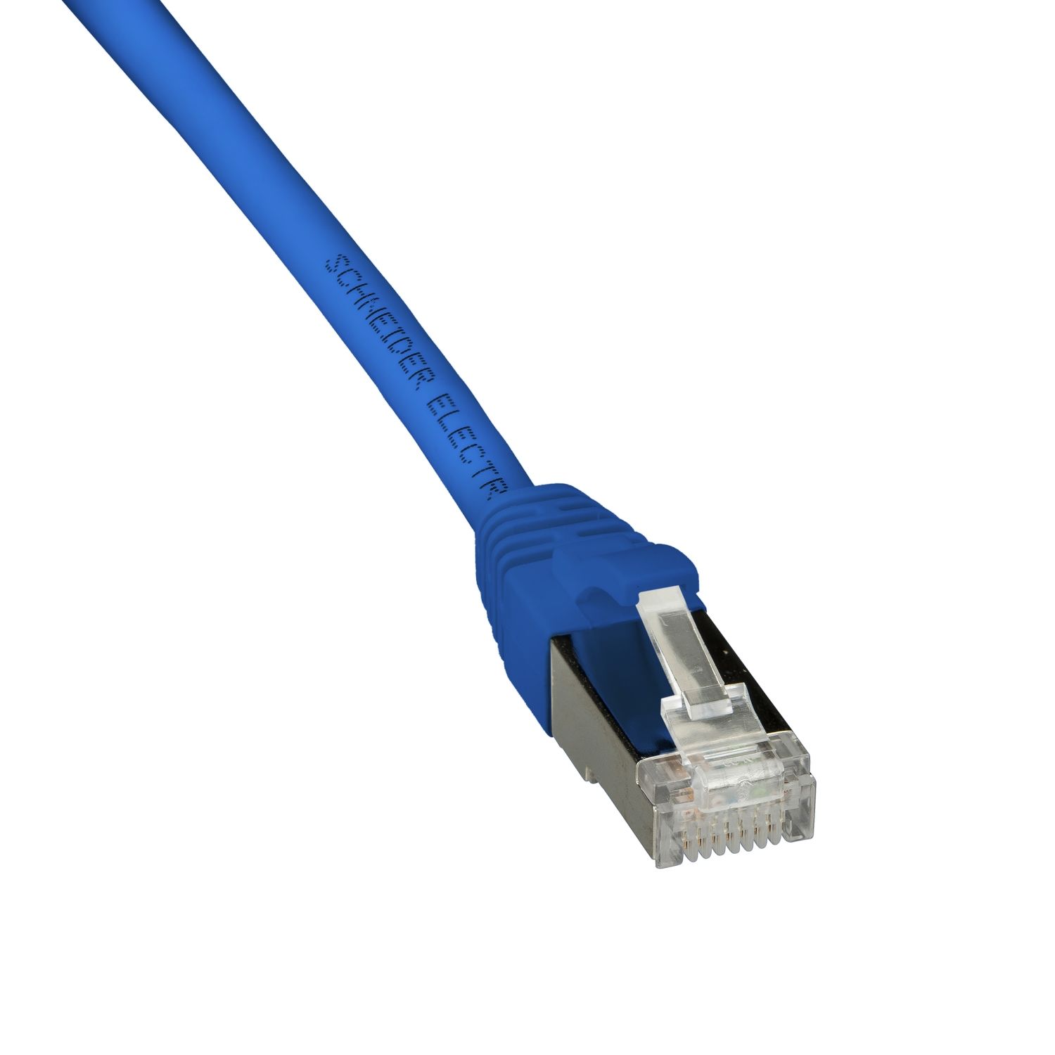 Schneider ElectricActassi, 2m Cat6a, Blue, S/FTP, Terminated PE Sheath