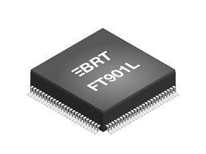 Bridgetek FT901L-C-T, 32 bit FT32, FT90x Microcontroller, 100 MHz, 256kB FLASH, 100-Pin LQFP