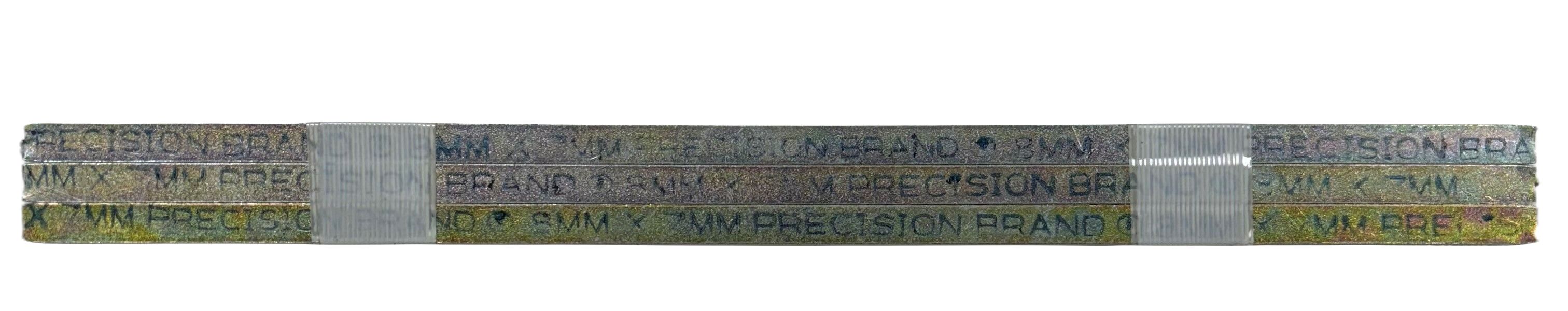 Precision Brand Steel Rectangular Bar, 7mm W, 8mm H, 300mm L
