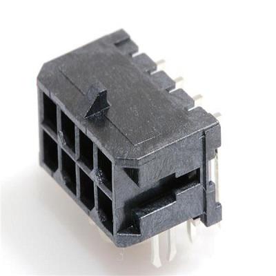 Molex 43045 Series Right Angle Through Hole PCB Header, 8 Contact(s), 3 mm Pitch, 2 Row, Shrouded