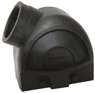 HARTING Han-Eco Heavy Duty Power Connector Hood, M40 Thread, Side Entry