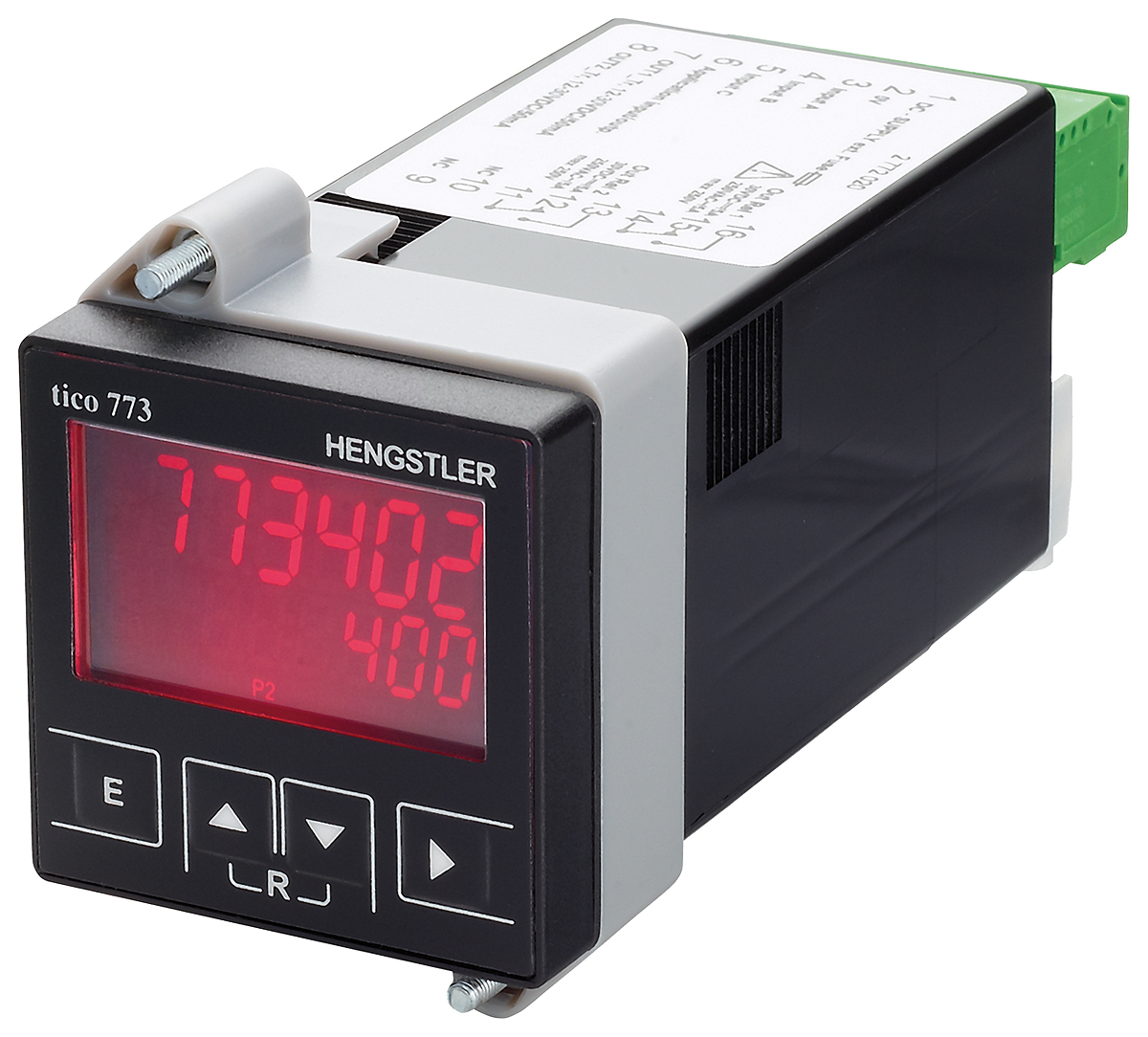 Hengstler TICO 773 Batch Counter, Shift Counter, Tachometer, Timer, 6 Digit LCD, 60kHz, 12 → 30 V dc
