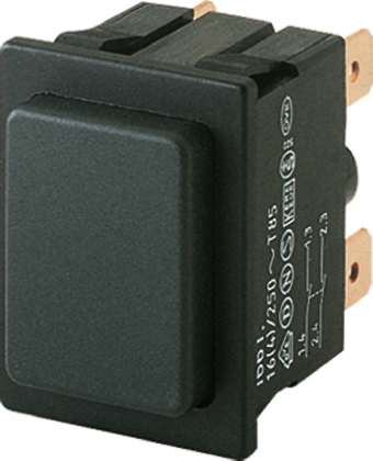 Marquardt Push Button Switch, Momentary, Panel Mount, DPDT, IP40