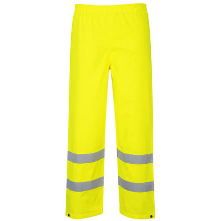 RS PRO Yellow Hi Vis Work Trouser Water Resistant 3XL 3XL Leg Length 31in