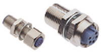 Turck Circular Connector, 5 Contacts, Panel, M12 Connector, Plug, Socket, Male/Female, IP67, FKM Series