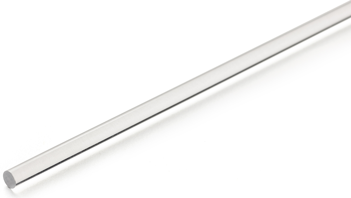 RS PRO Clear Acrylic Rod, 1m x 6mm Diameter